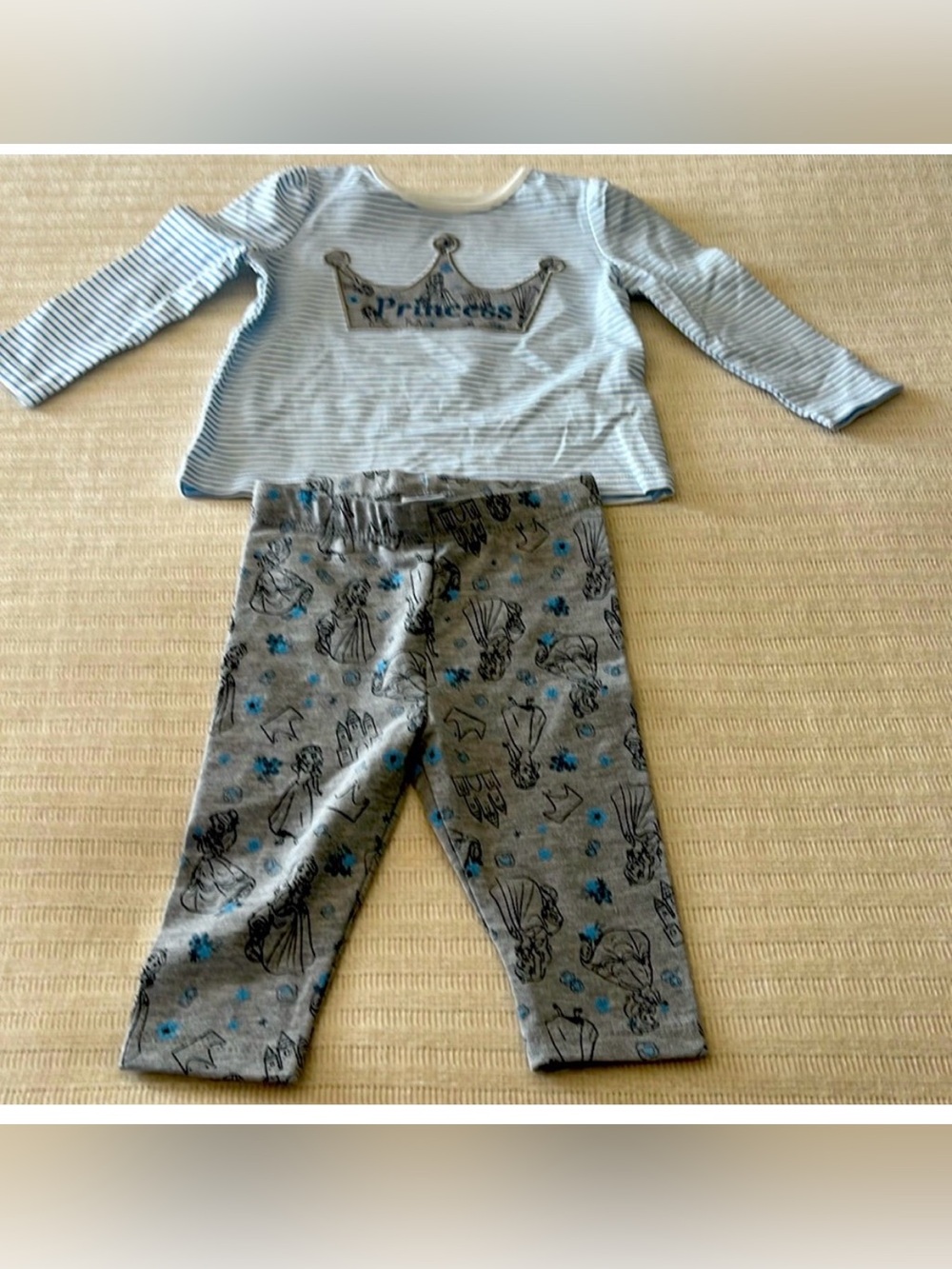Disney Baby Blue and Grey Infant Set